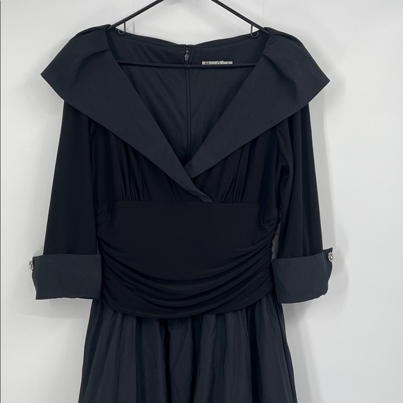Eliza J Black 3/4 Sleeve Fit and Flare Dress Size 14 - Picture 5 of 11